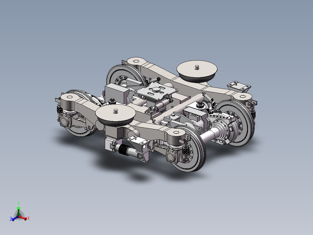 CRH2动车转向架系统 1207527