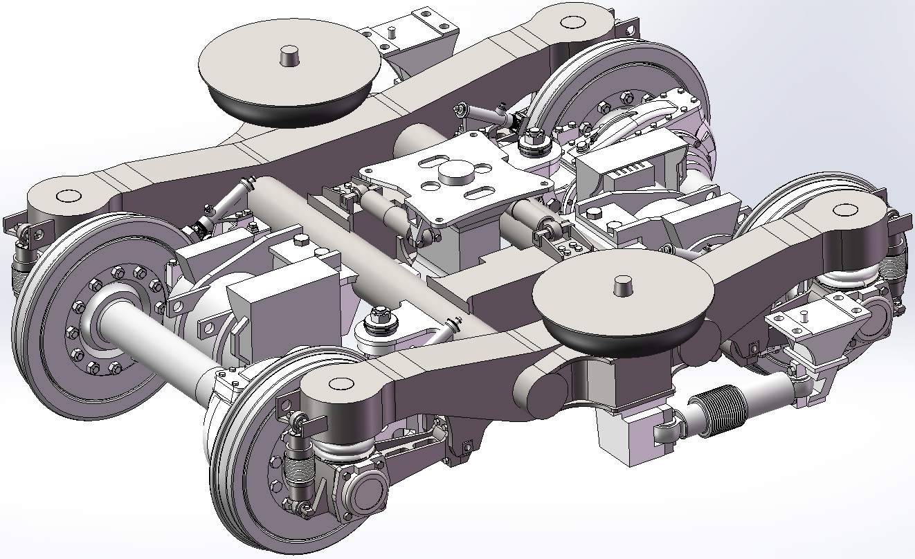 CRH2动车转向架系统 1207527