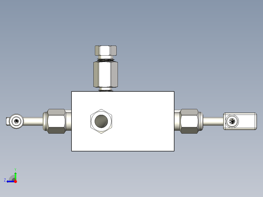 高压歧管右视图
