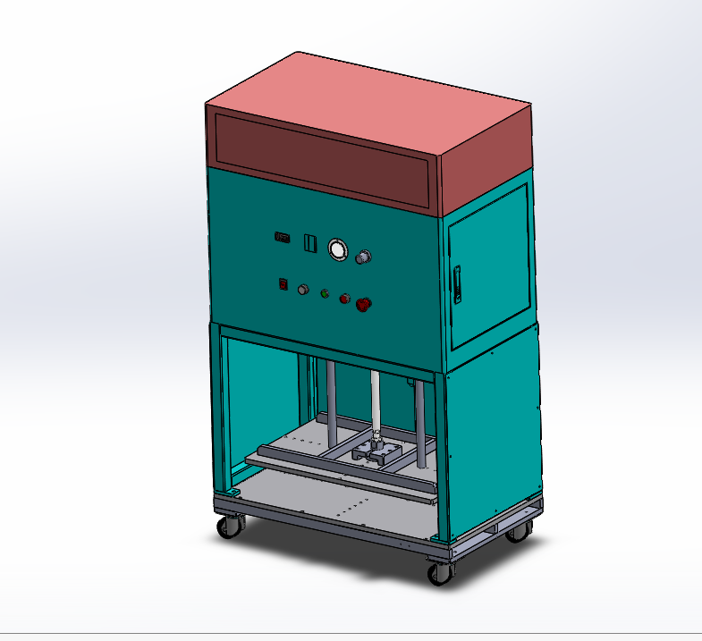 快递打包压缩机（sw18可编辑+工程图）