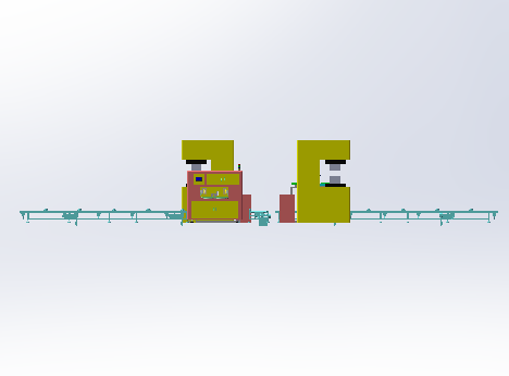 压合设备自动化机加工生产线sw17