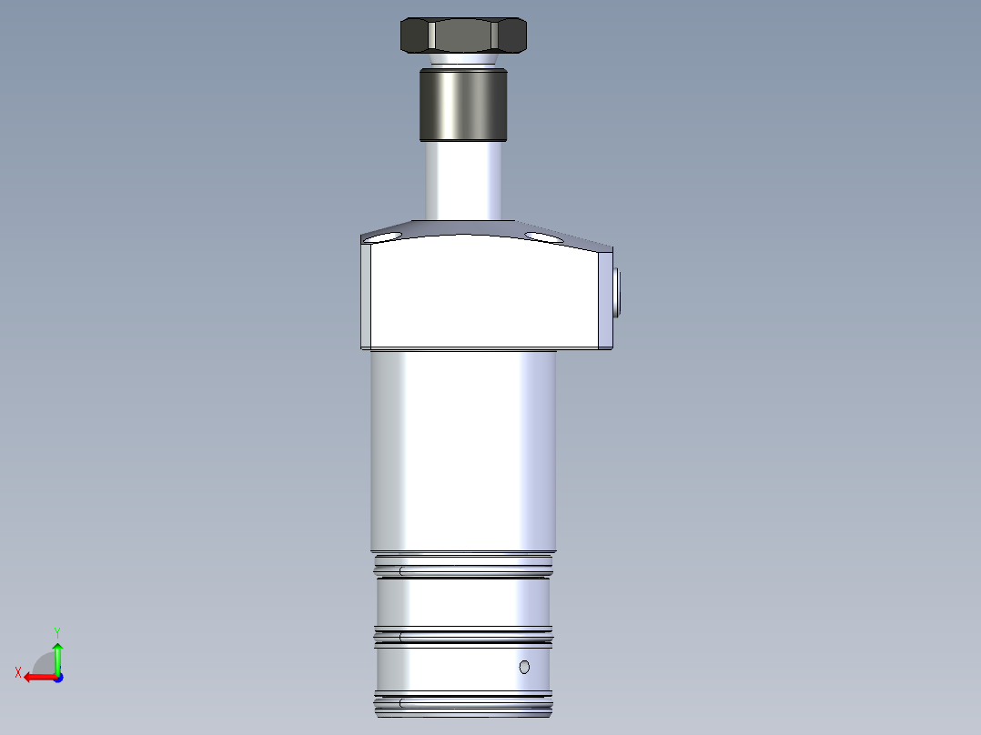 KOSMEKLHA0360-GRM_R01多系列多零件图纸模型后视图