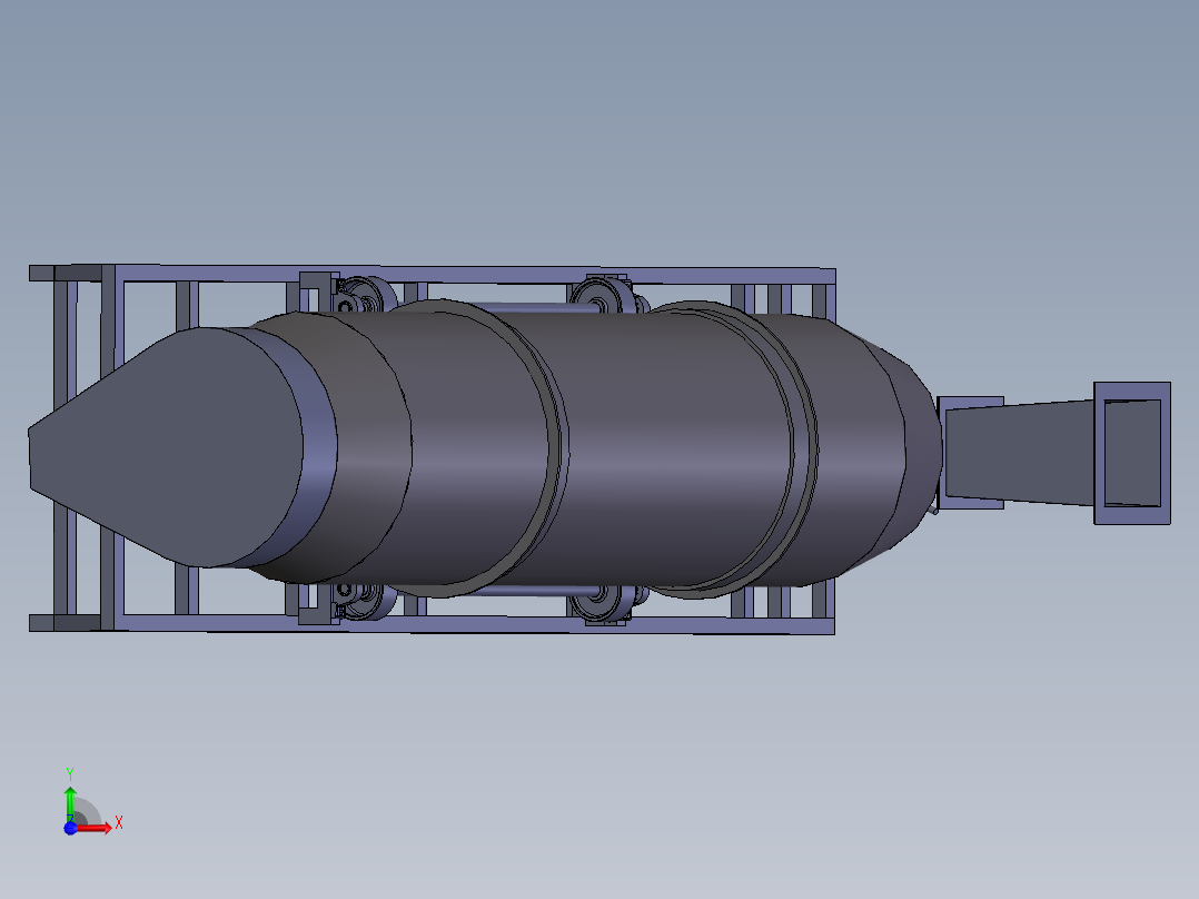 食品调味罐前视图