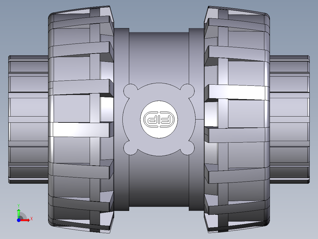 12SSEAV 女性端溶剂焊接EasyFit弹簧止回阀、美标系列前视图