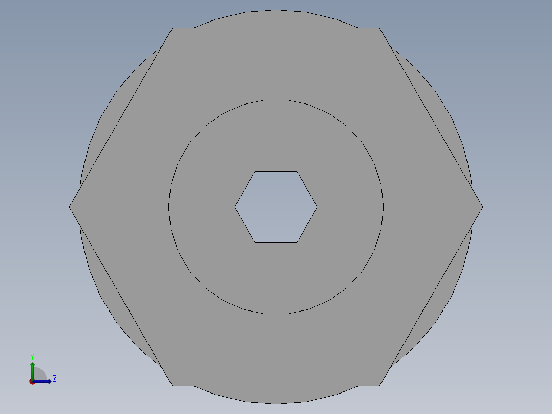 Ø4 x M6 - CONEXÃO RETA (C02250406)左视图