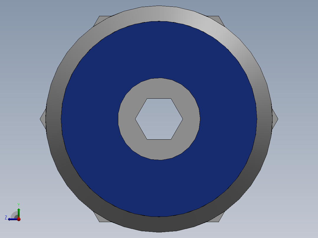 Ø4 x M6 - CONEXÃO RETA (C02250406)右视图