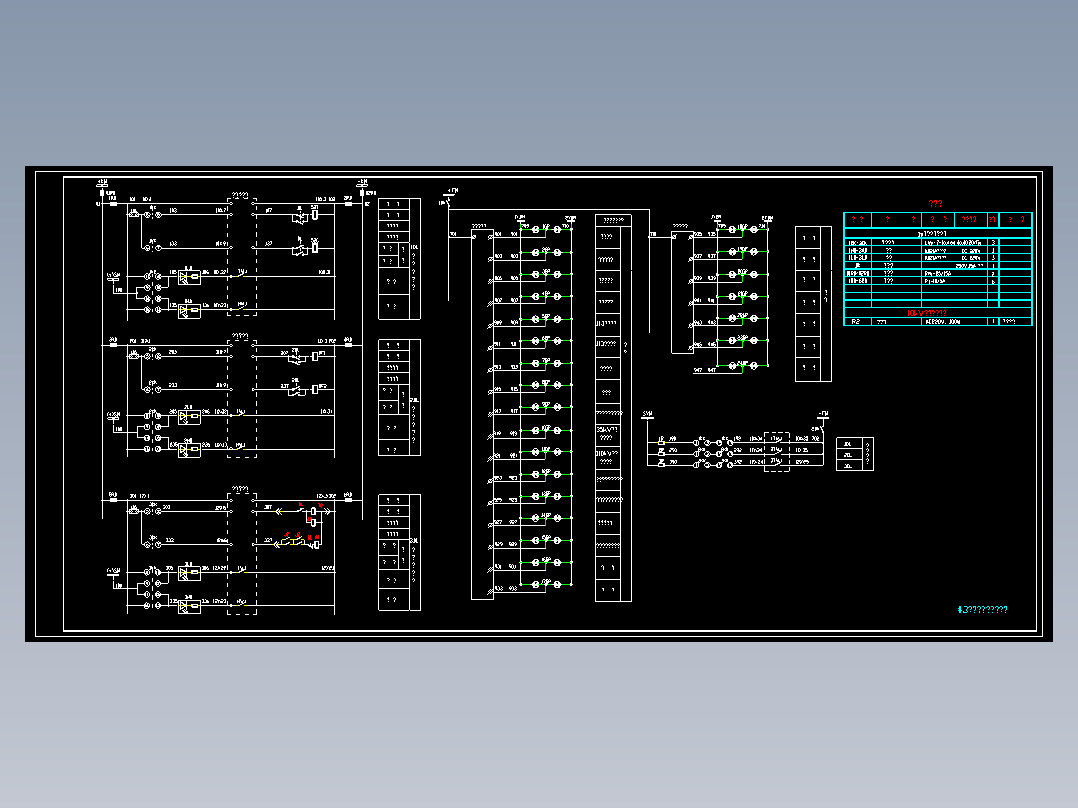三卷变压器微机保护图纸