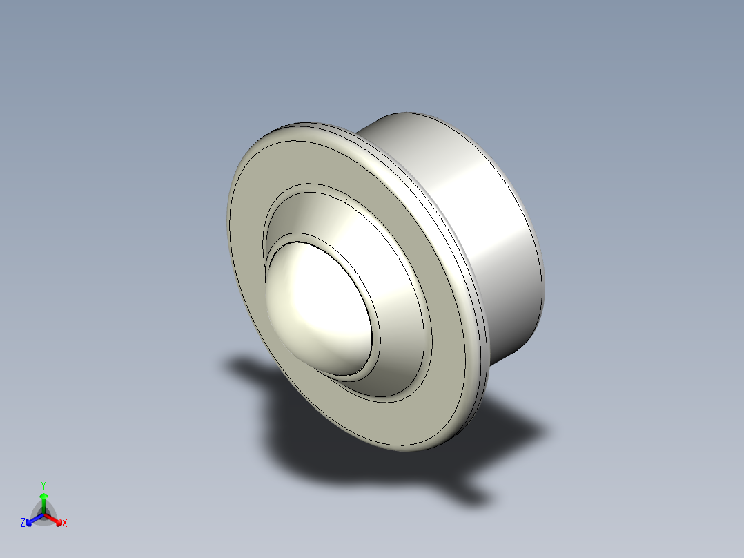 萬向滾珠59-3D多系列多零件图纸模型正等轴测图