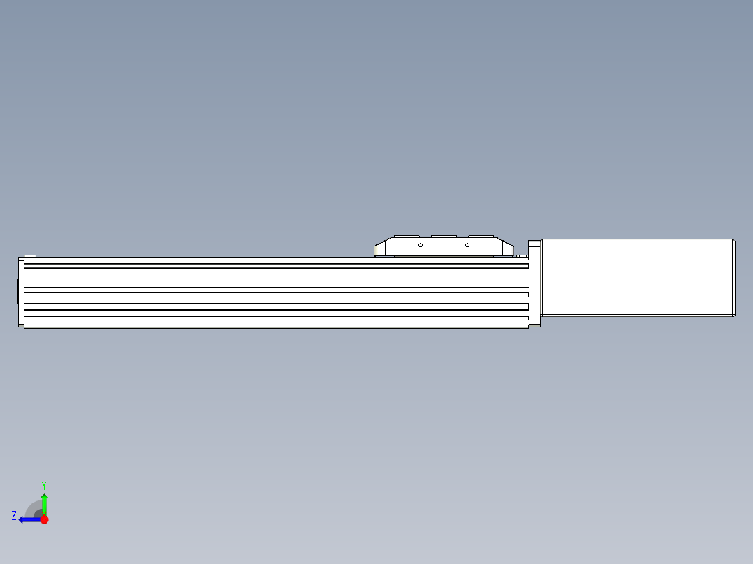 同步带全封闭直线模组TPA-HCB-85D-90-L250-ML-C-P20-N3右视图