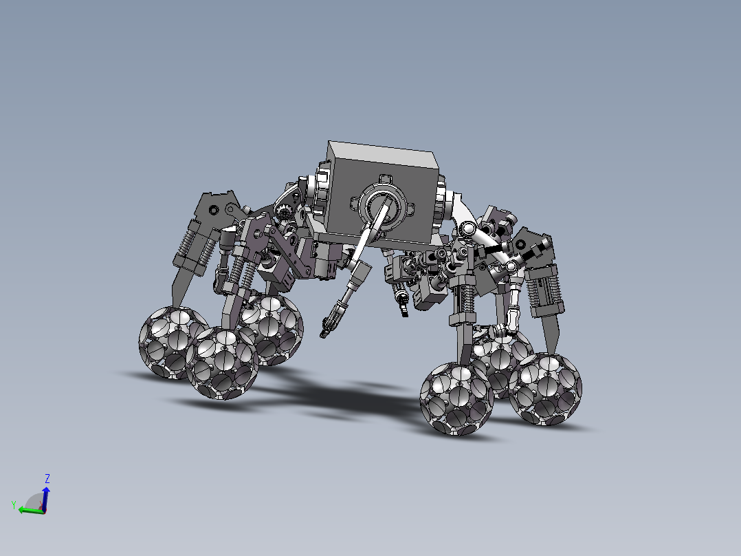 <span style='color: red'>机械手</span> 机械臂 机器人 自己设计的图纸模型200