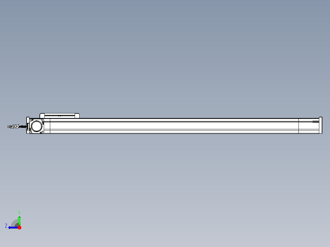 威洛博LB.GB同步带传动--欧规系列LB6A-L130-S950-BL右视图