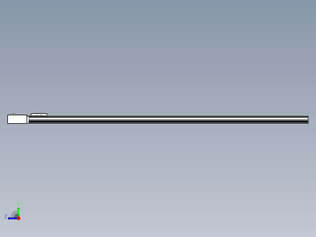 同步带全封闭直线模组TPA-HCB-105D-90-L1950-MR-C-P20-N3右视图