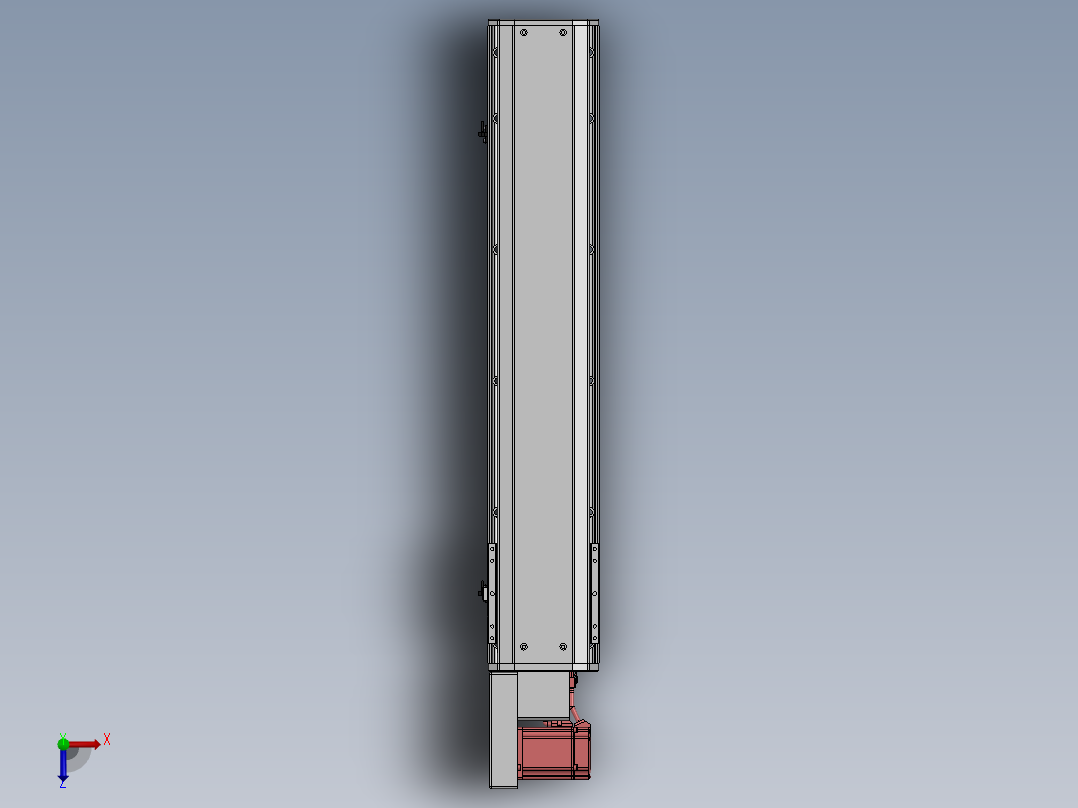 精密模组MT170-L125-700-L-M75-C4俯视图