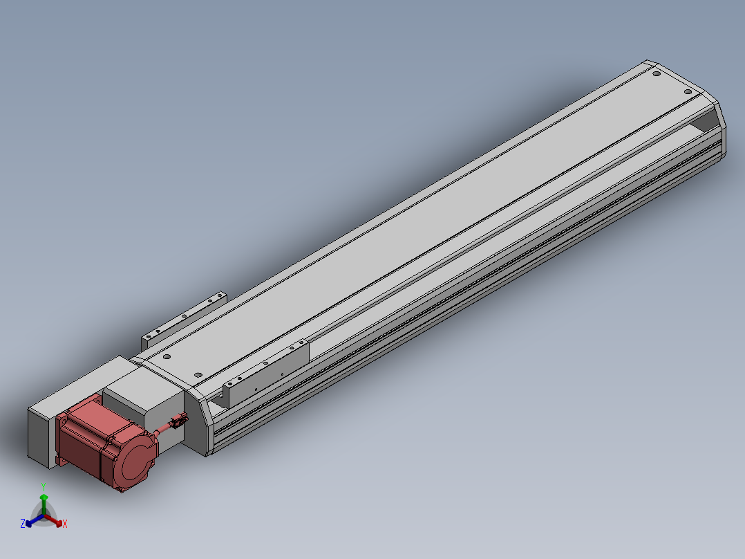 精密模组MT170-L125-700-L-M75-C4正等轴测图