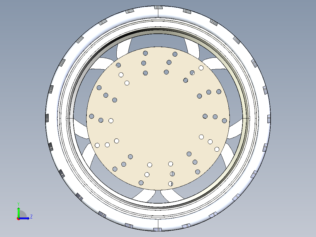 兰博基尼轮毂左视图