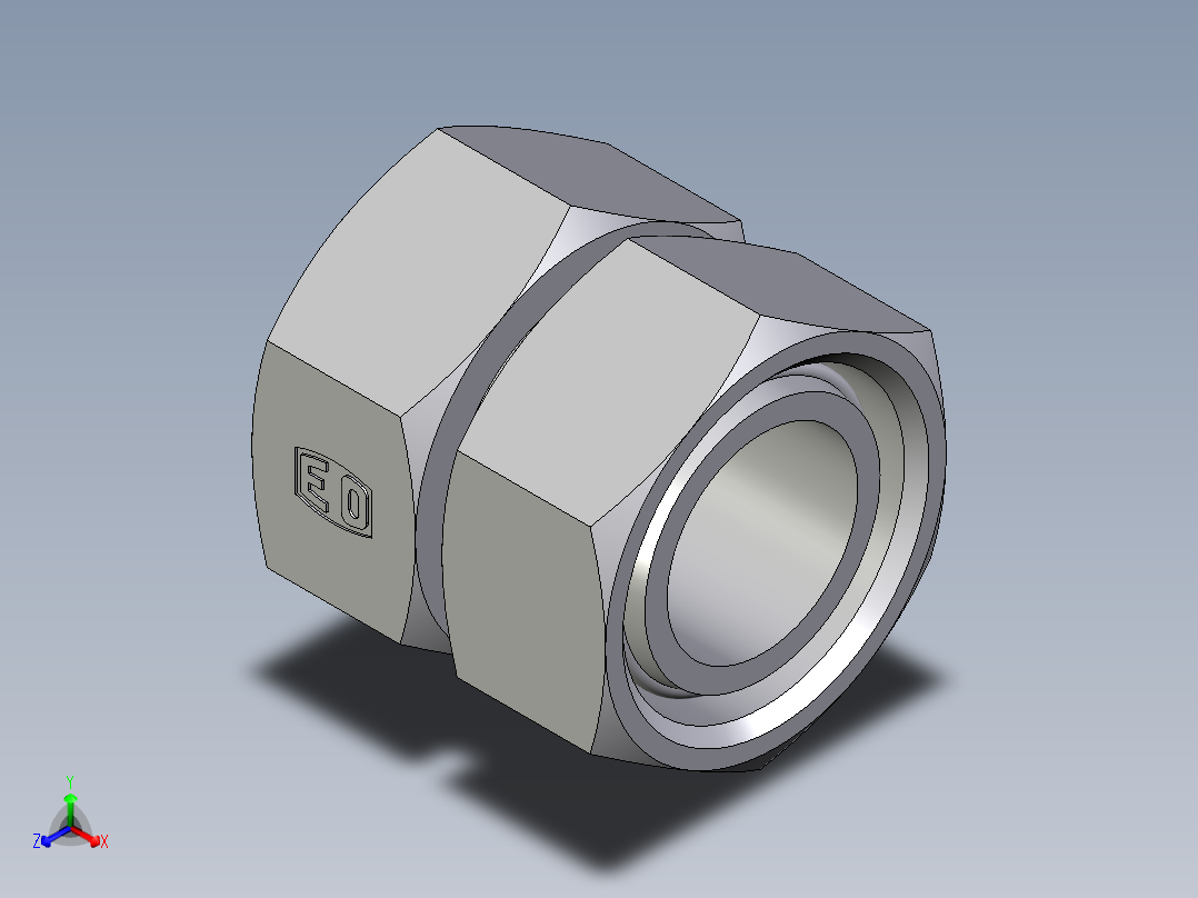 卡套式工业通用硬管接头EO_Swivel_union_GZ35LCF