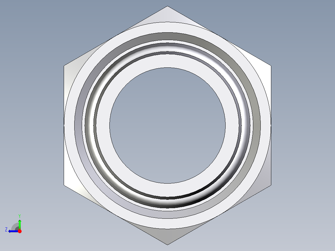 卡套式工业通用硬管接头EO_Swivel_union_GZ35LCF右视图