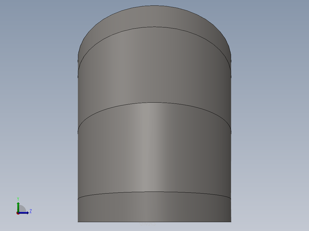 hvac round duct 45deg elbow左视图
