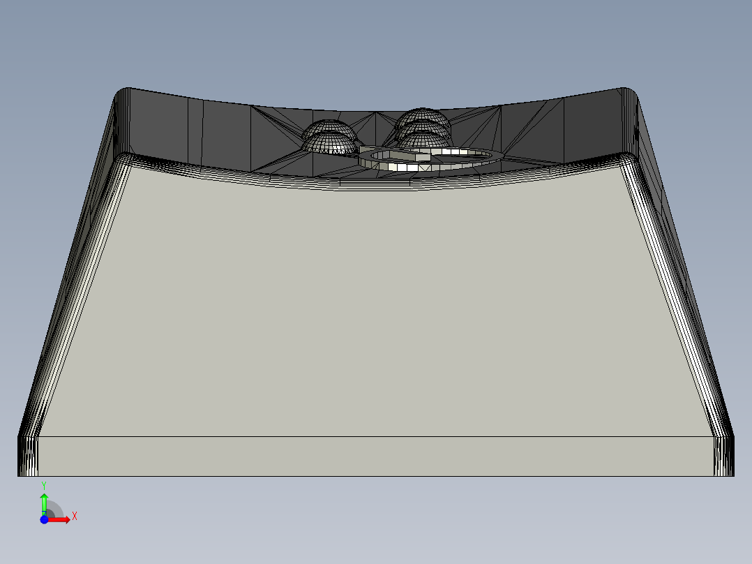 盲文键帽前视图