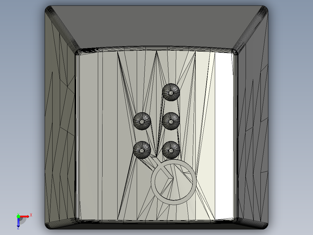 盲文键帽俯视图