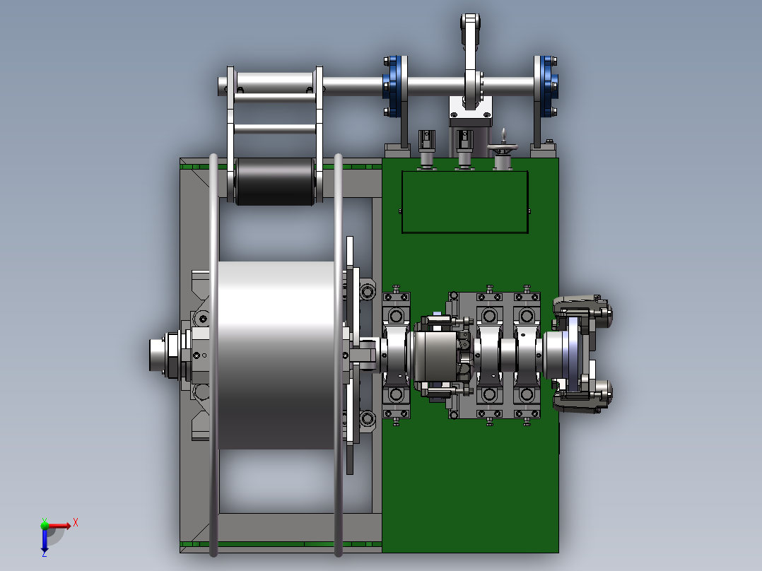 2023.02月-开卷机sw19俯视图