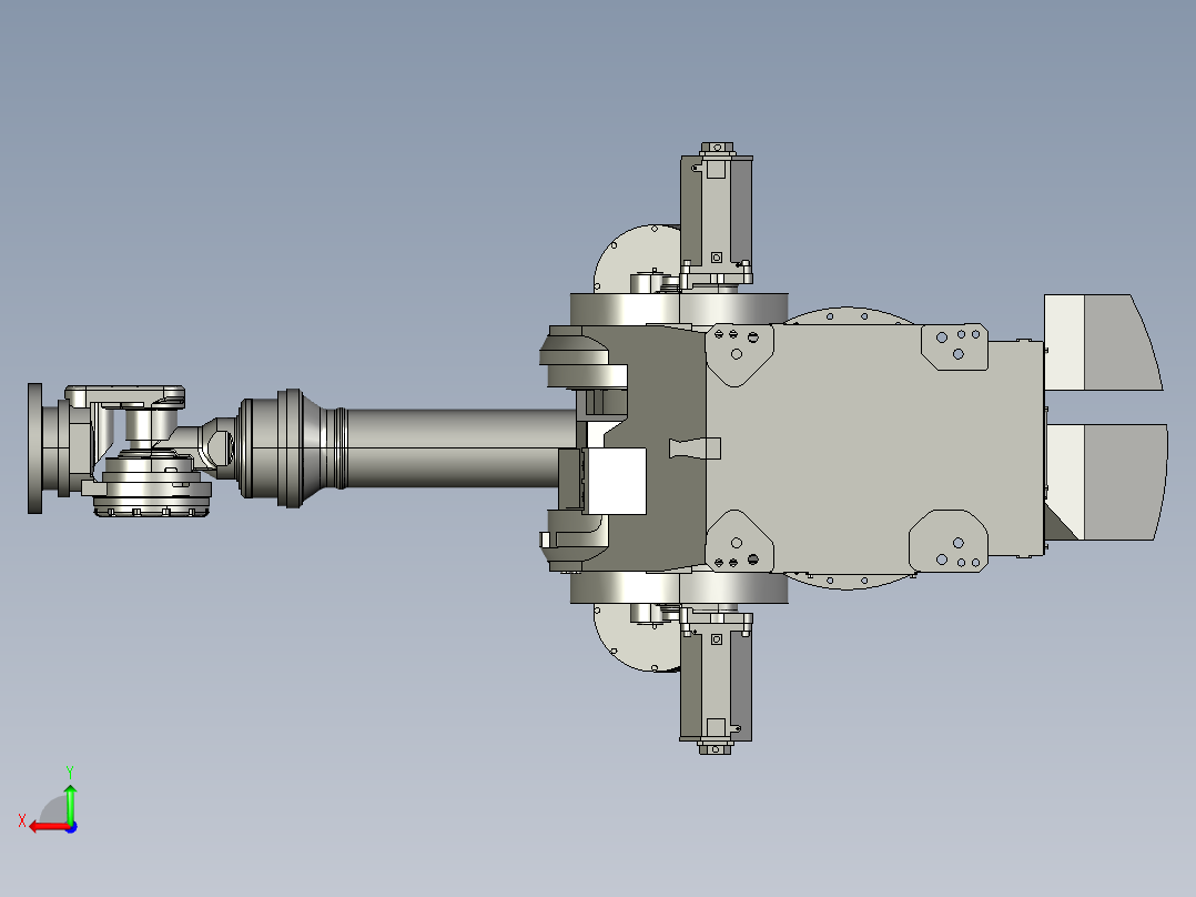 发那科fanuc m900ia 600后视图
