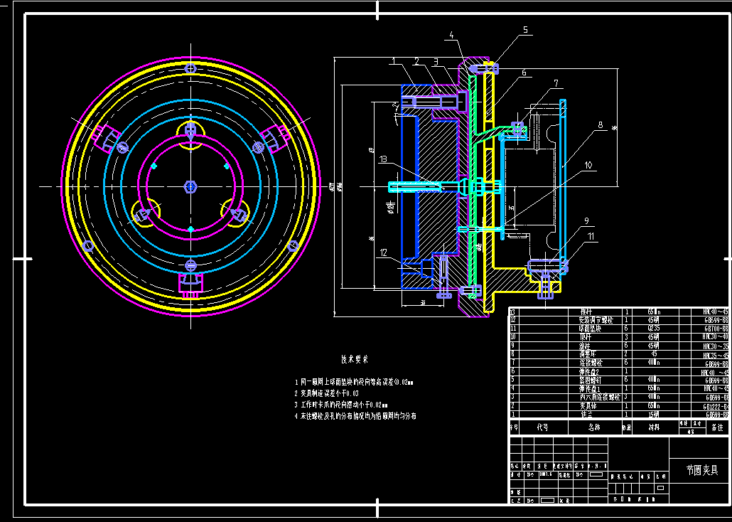 0046-工艺夹具-EQ140变速箱二轴三档齿轮工艺、刀具及夹具设计