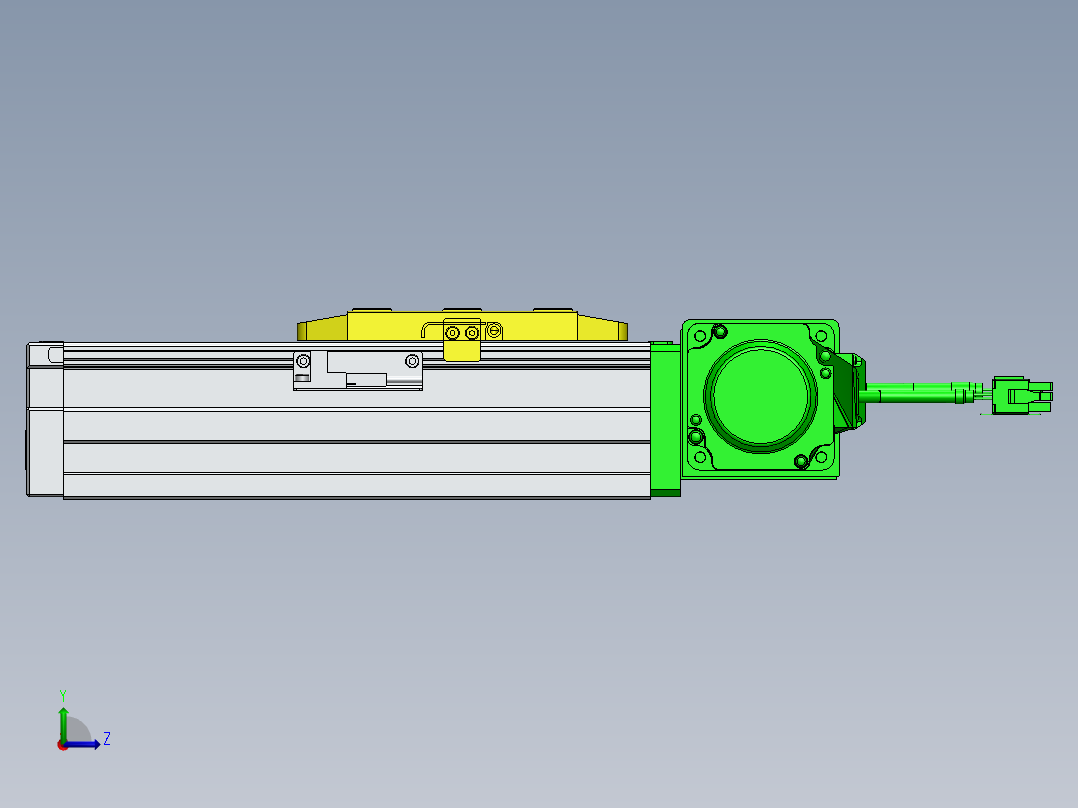 GTA内嵌同步带全封闭GTA8-BR-400W左视图