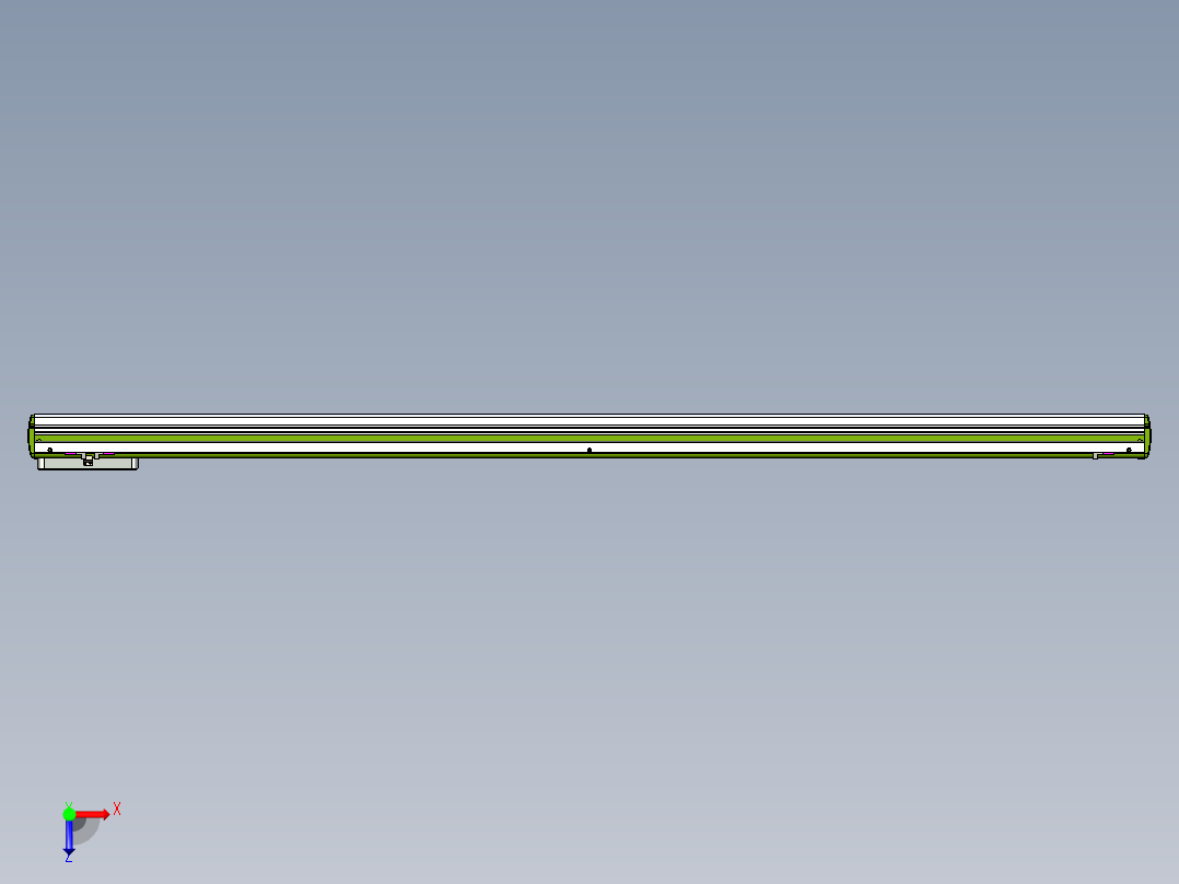 威洛博LC系列3d模型模组LC14S1Y-S1600俯视图