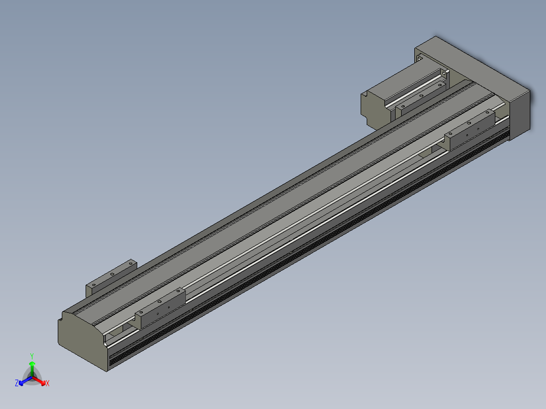 直线模组LHAT10-CA-S600-L-C3设计图纸