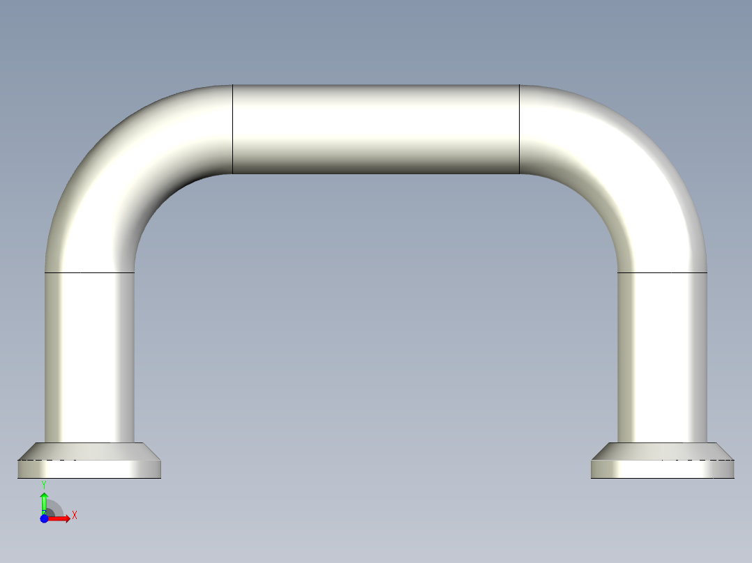 取手(鋼材)ST-3D多系列多零件图纸模型前视图