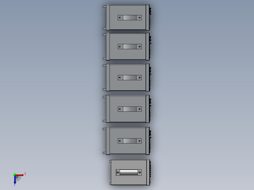 稳压电源6款俯视图
