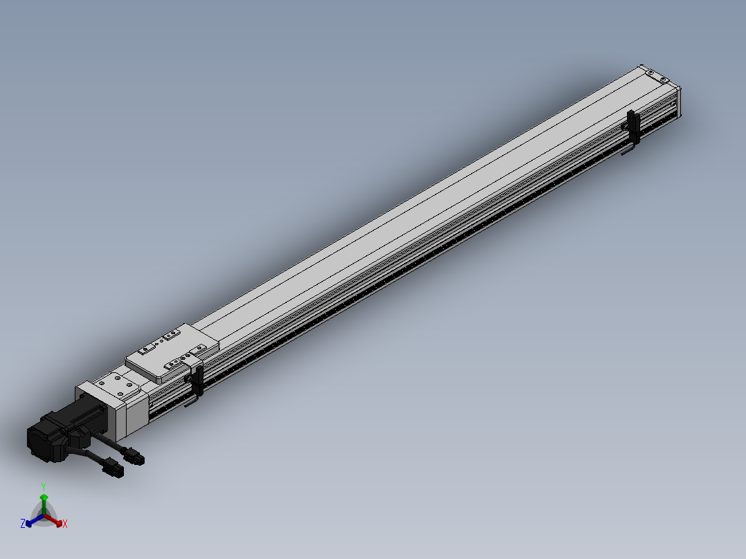 精密模组MY60-T10-700L-BC-P10B-C4-C正等轴测图