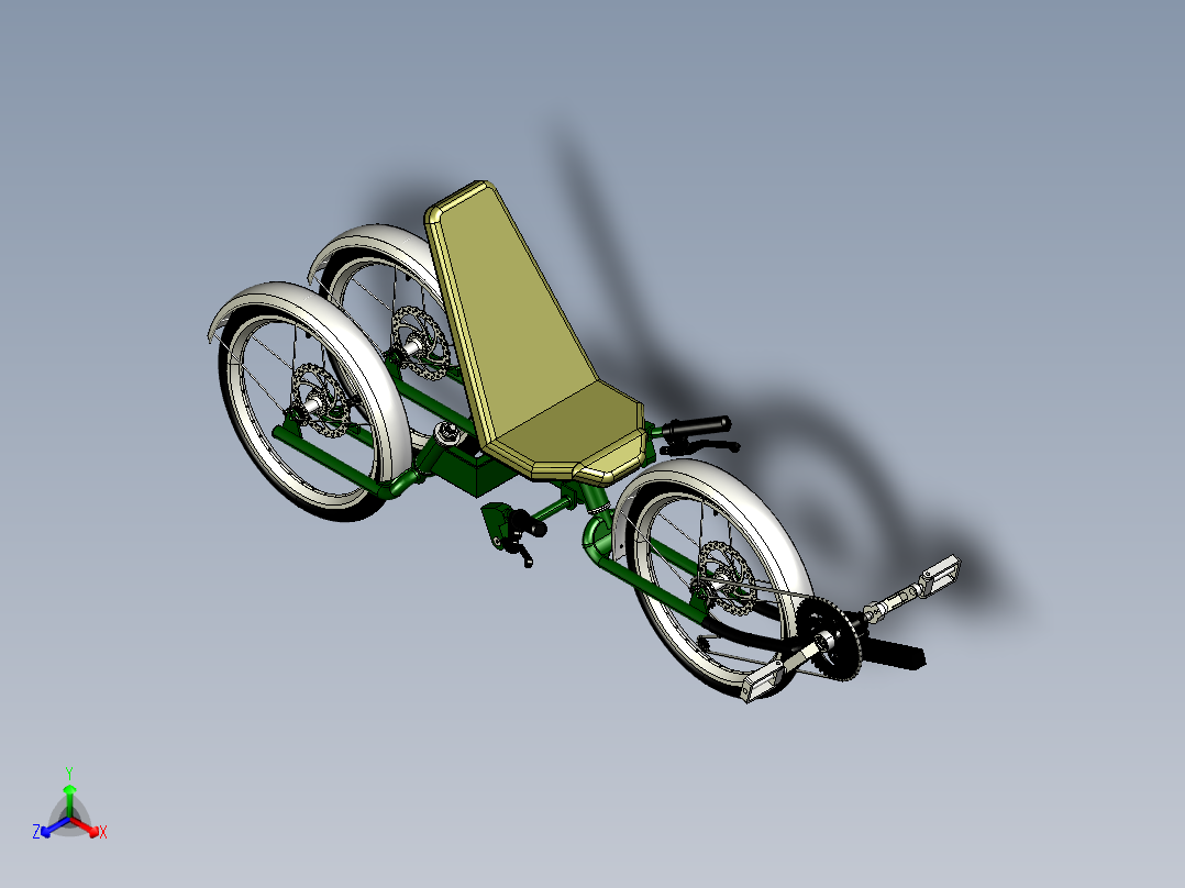 Python类_三极三轮车--stp