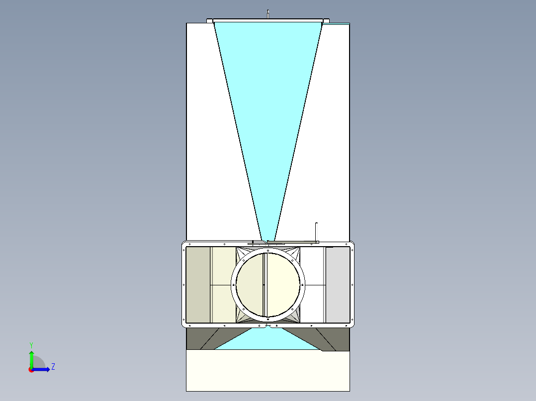 静态干燥机左视图