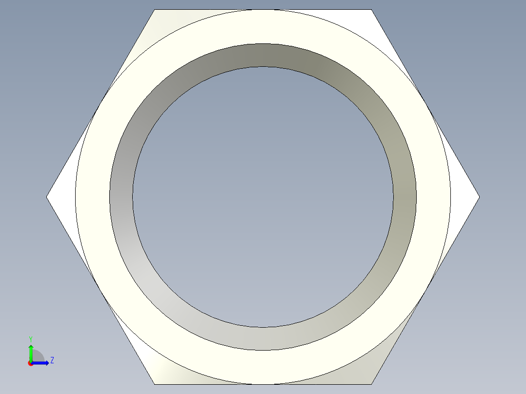 螺母-Nut_M18-4-22-20-15.stp左视图