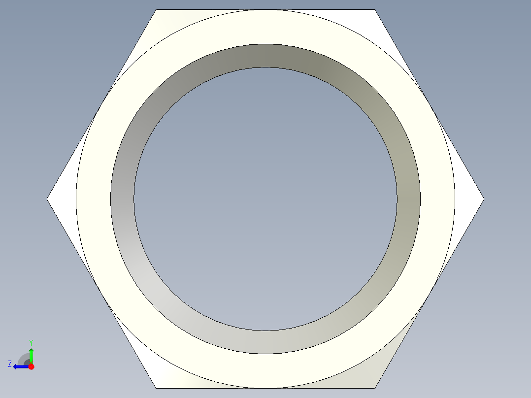 螺母-Nut_M18-4-22-20-15.stp右视图