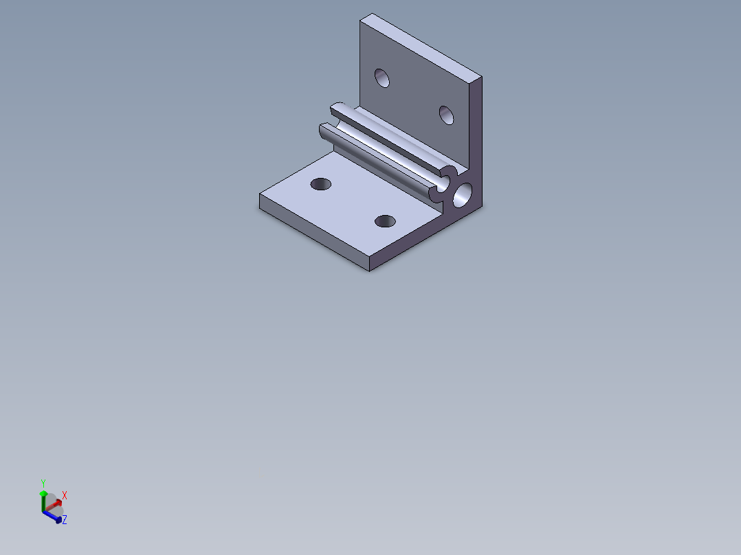 铝型材及其附件3.31.35.20.40.SLDPRT正等轴测图