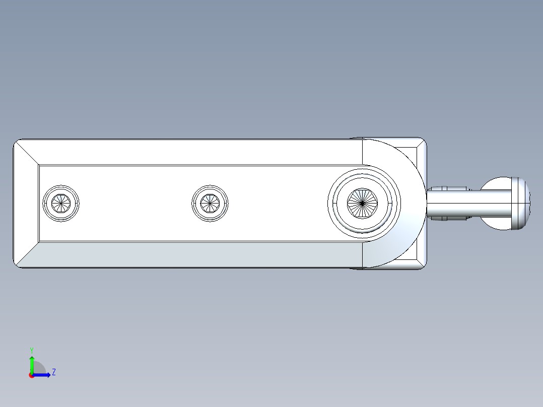 型材-BR 40 SUPPORTING ARM JOINT 3842532206左视图