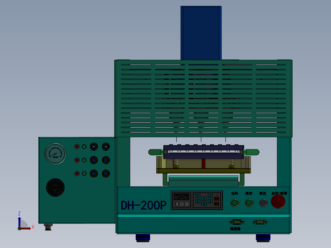 DH-200P点胶机设备前视图