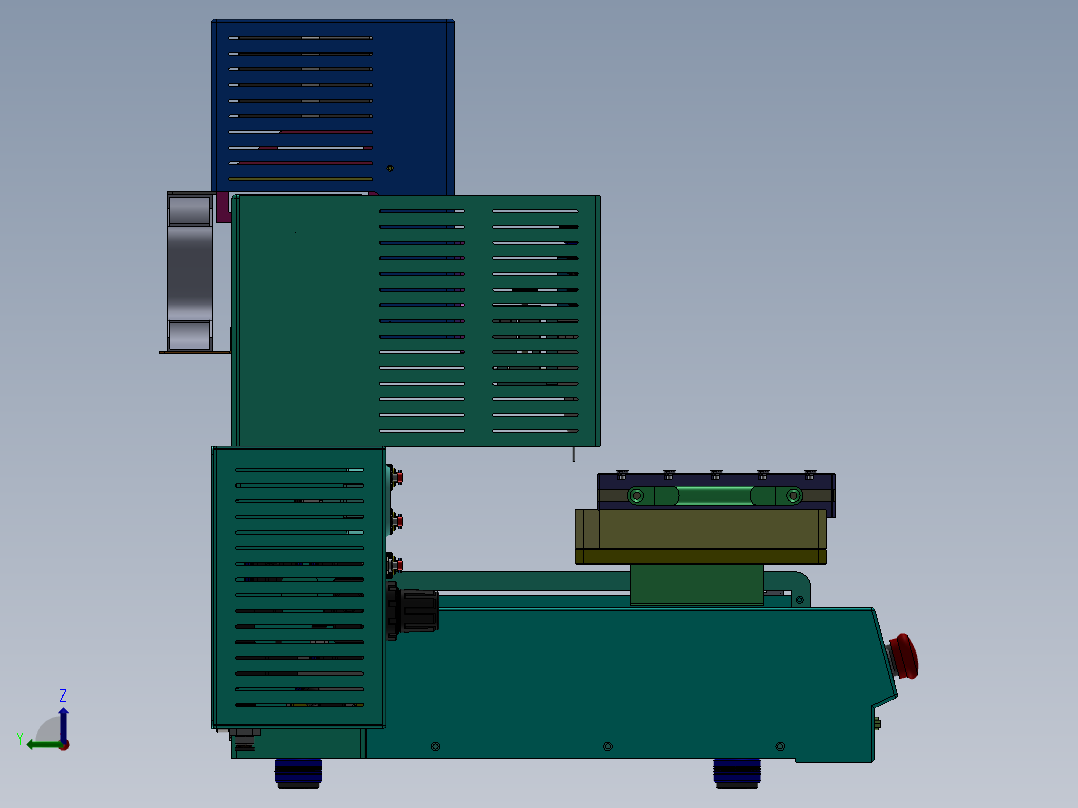 DH-200P点胶机设备左视图