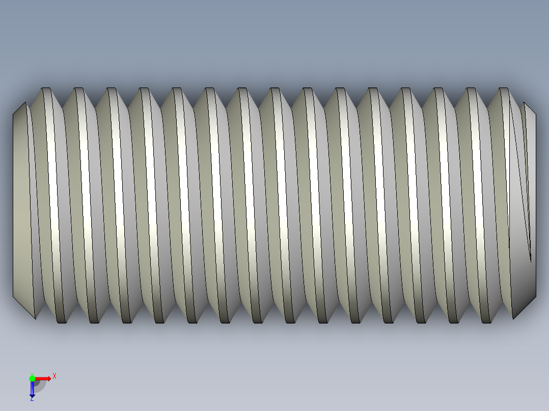 DIN 913-ISO 4026 固定螺钉-M18 L=40.STEP俯视图