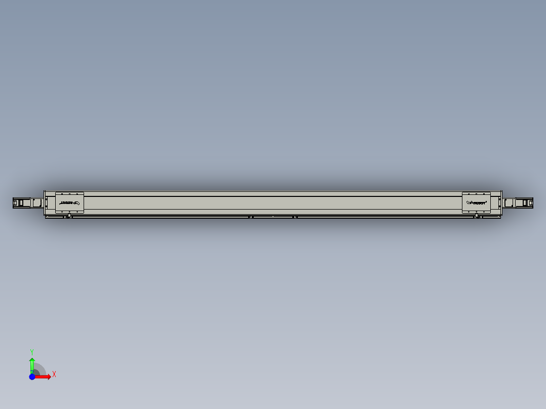 威洛博双电机滑台-VC14D2-S1000-BC-P40-C6前视图