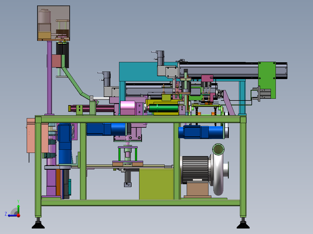 2023.02月-立体口罩收料包装机sw18可编辑右视图