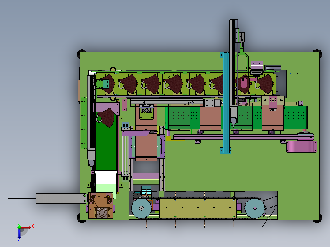 2023.02月-立体口罩收料包装机sw18可编辑俯视图