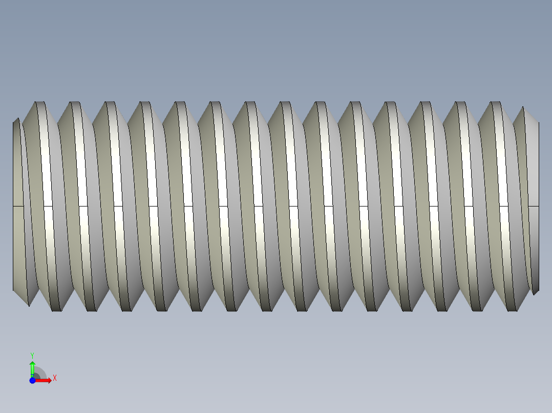 DIN 913-ISO 4026 固定螺钉-M6 L=15.STEP前视图