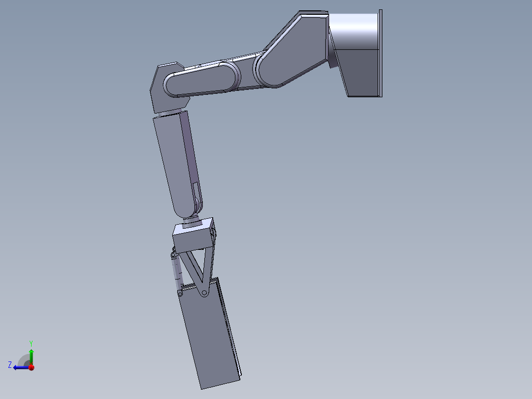 简易机械手右视图