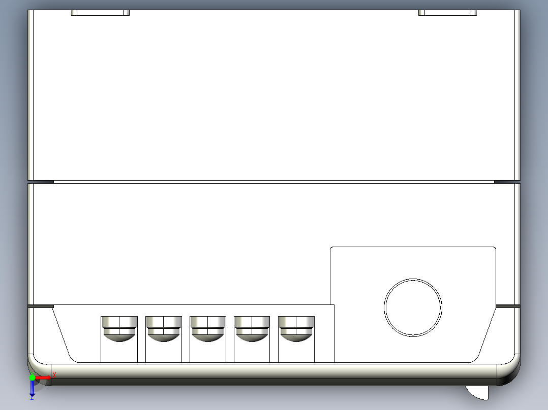基恩士EX-501_502_505_510_kc图纸模型俯视图