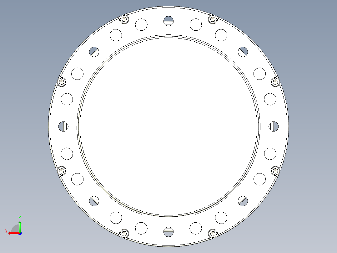 关节电机后视图