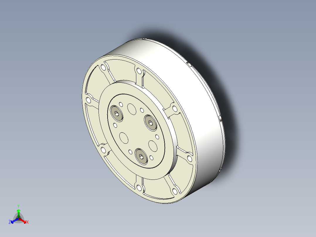 关节电机正等轴测图